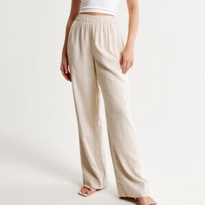 Abercrombie Linen Pull On Pants